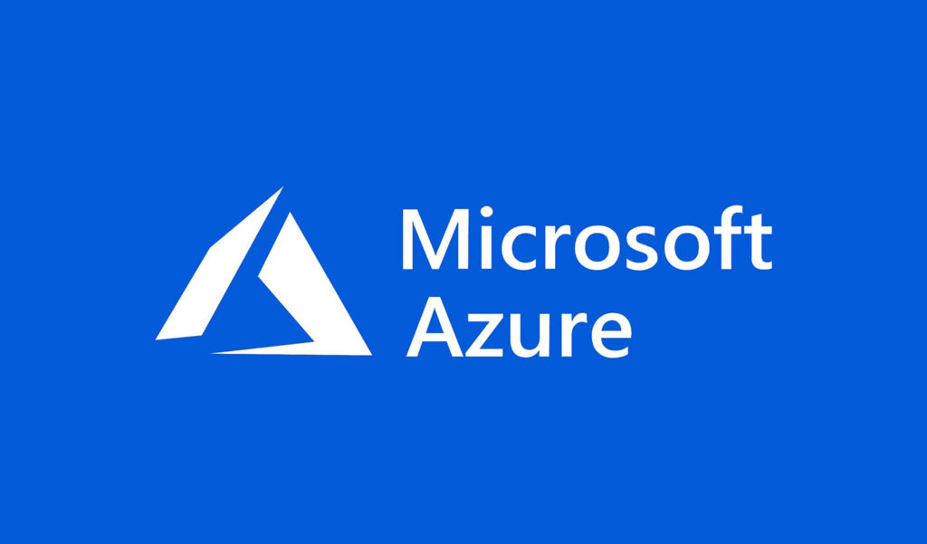 Microsoft Azure cloud computing brand logo