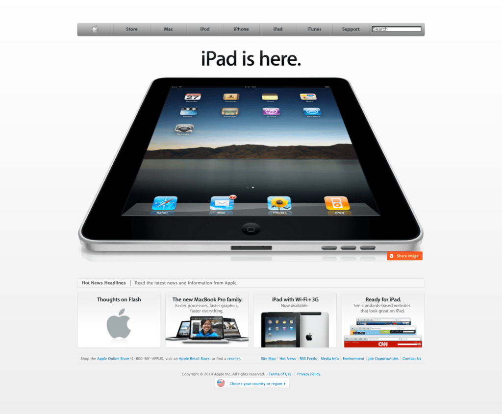 Apple.com 2010