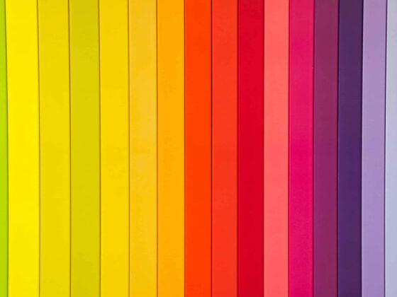 Color palette signifying the psychology of color in UX design