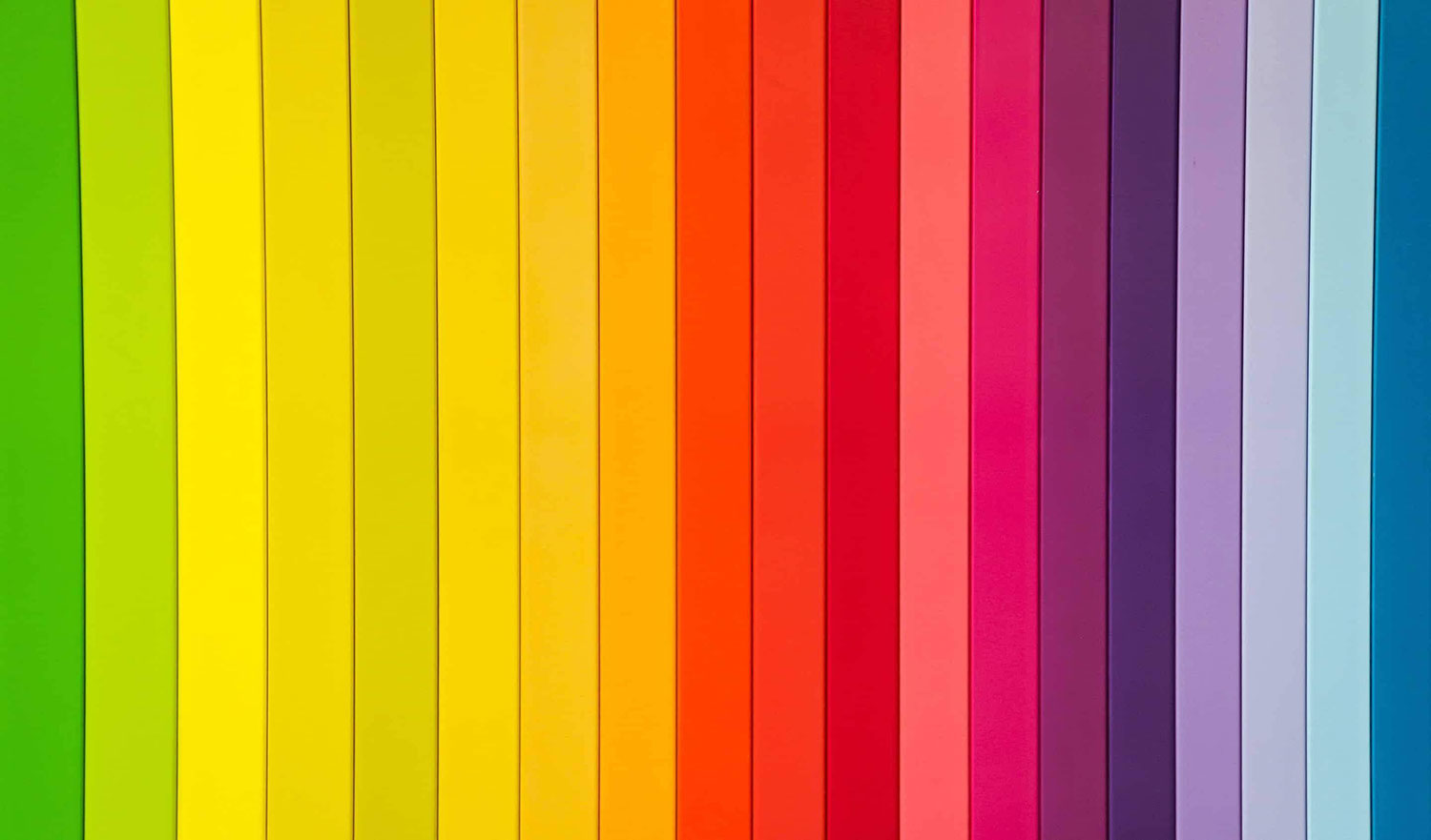 Color pallet signifying the psychology of color in UX design