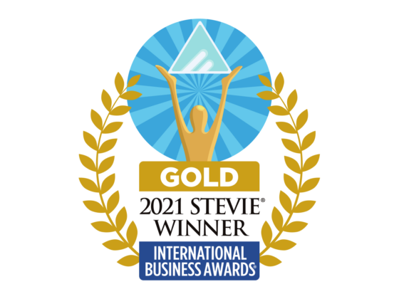 The Gold 2021 Stevie, presented by International Business Awards