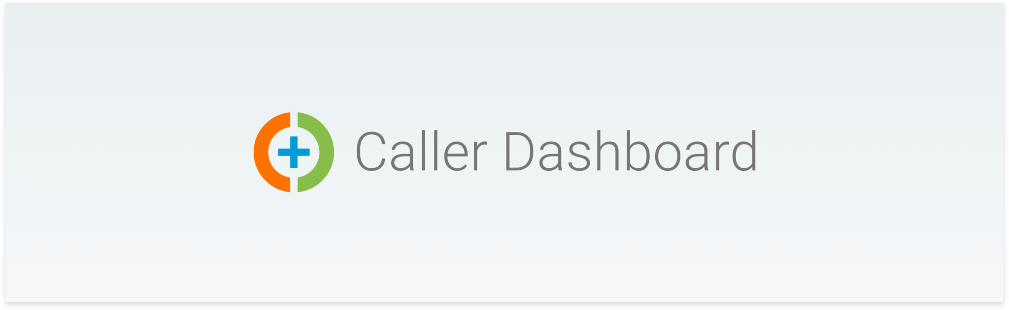 Caller Dashboard logo banner