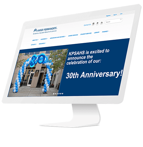 An image depicting the homepage of the KPScholar website